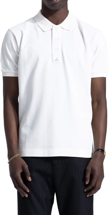 Bram's Fruit Pique Polo - White