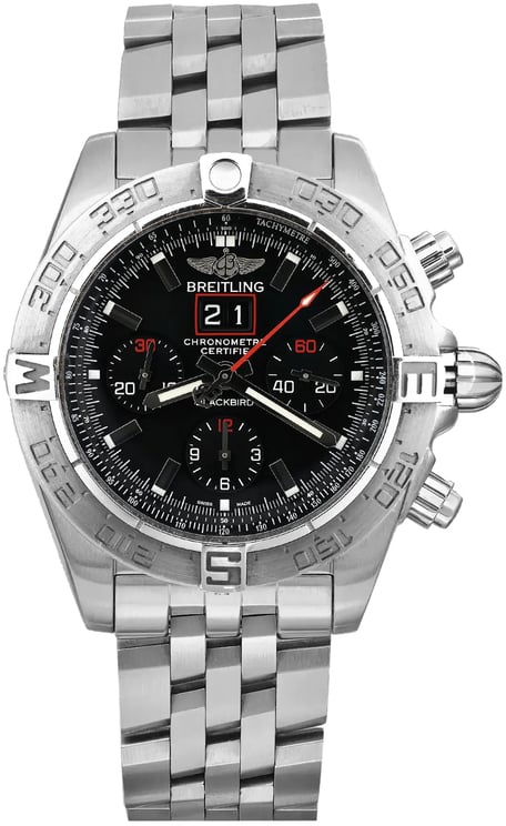 Breitling Breitling Chronomat A440B71PS 2509164 SS AT Watch with Black Dial