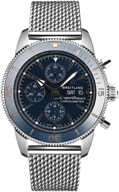 Breitling Breitling Superocean Heritage Chronograph A13313161C1A1 7168412 SS AT Watch with Blue Dial