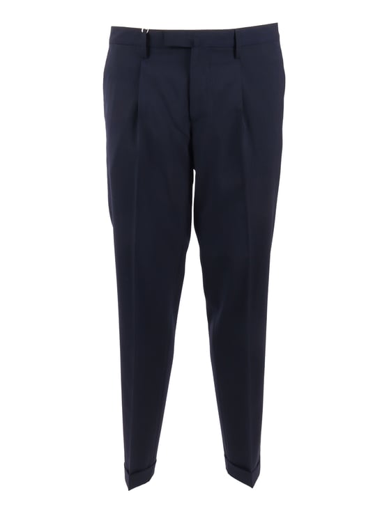 Briglia Straight Leg Tailored Pleated Straight-Leg Pants