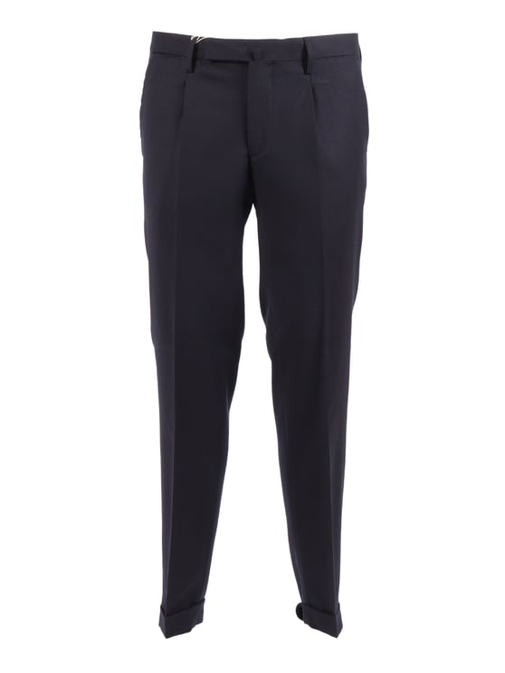 Briglia Slim Fit Tapered Cuffed Straight-Leg Pants