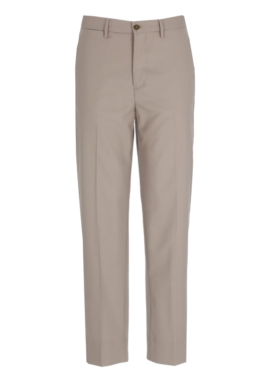 Briglia Beige Jean Wool-Blend Pants
