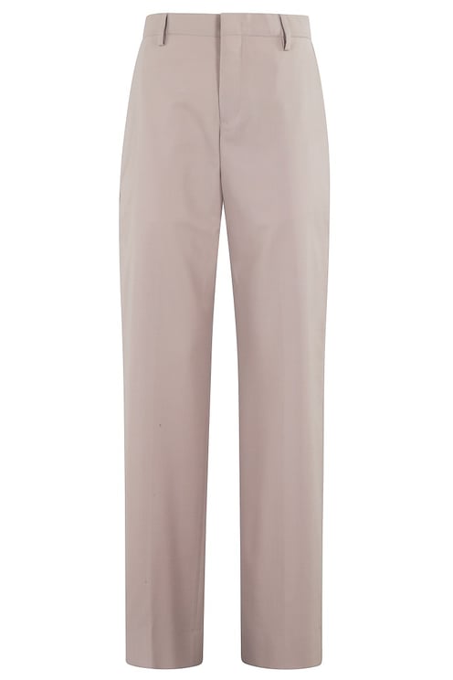 Briglia Tailored Straight-Leg Trousers With Subtle Waistband