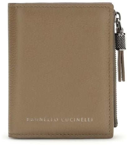 Brunello Cucinelli Brunello Cucinelli Beige Calf Leather Bos Taurus Wallet
