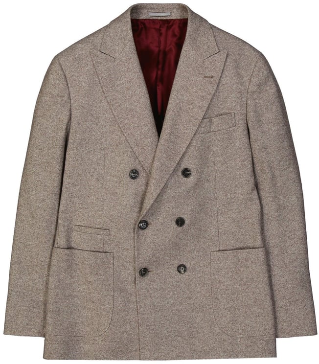 Brunello Cucinelli Brunello Cucinelli Double-Breasted Wool Jacket