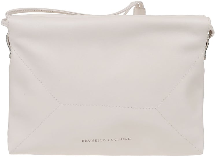 Brunello Cucinelli Rectangular Ivory Bag