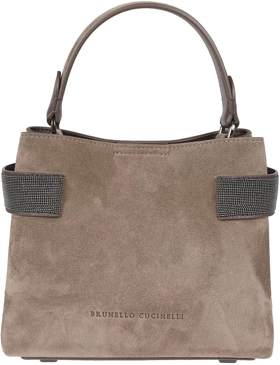 Brunello Cucinelli Mini Tote Bag With Metallic Embellishments