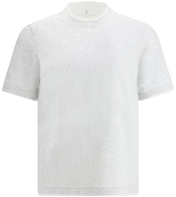 Brunello Cucinelli Brunello Cucinelli Gray Cotton T-Shirt