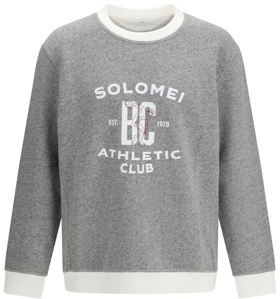 Brunello Cucinelli Brunello Cucinelli Gray Cotton Sweatshirt
