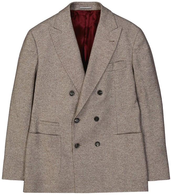 Brunello Cucinelli Brunello Cucinelli Double-Breasted Wool Jacket