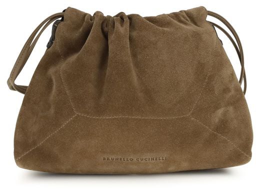 Brunello Cucinelli Brunello Cucinelli Brown Calf Leather Bos Taurus Clutch Bag