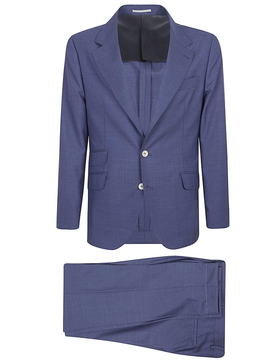 Brunello Cucinelli Tailored Blue Two-Piece Suit