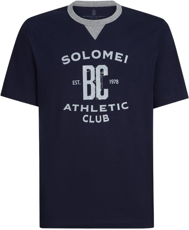 Brunello Cucinelli T-Shirts And Polos Blue