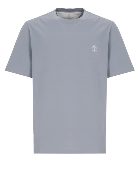 Brunello Cucinelli T-Shirts And Polos Blue