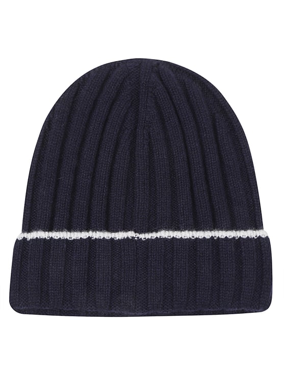Brunello Cucinelli Ribbed Cashmere Beanie with Fold-Over Cuff