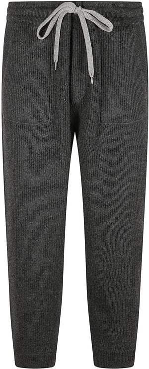 Brunello Cucinelli Ribbed Knit Casual Pants
