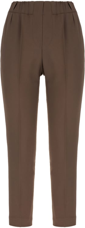 Brunello Cucinelli Brunello Cucinelli Brown acetate blend pants