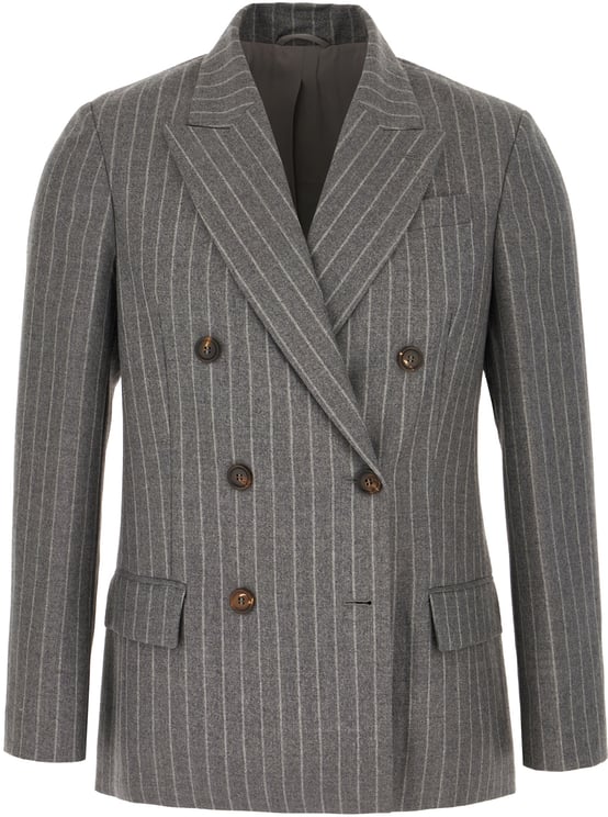 Brunello Cucinelli Brunello Cucinelli Embroidered wool blazer