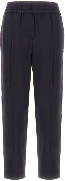 Brunello Cucinelli Brunello Cucinelli Midnight blue viscose blend pant