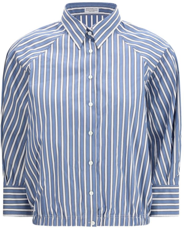 Brunello Cucinelli Shirts Blue
