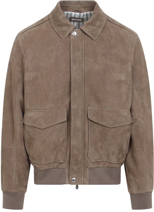 Brunello Cucinelli Brunello Cucinelli Leather Bomber Jacket