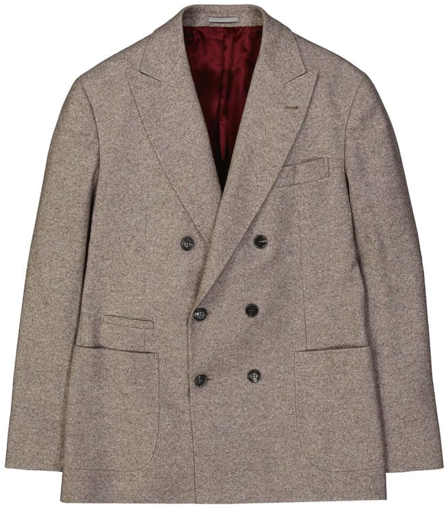 Brunello Cucinelli Brunello Cucinelli Double-Breasted Wool Jacket