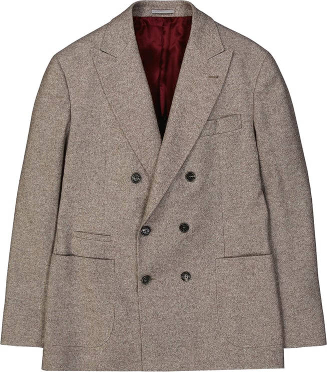 Brunello Cucinelli Brunello Cucinelli Double-Breasted Wool Jacket
