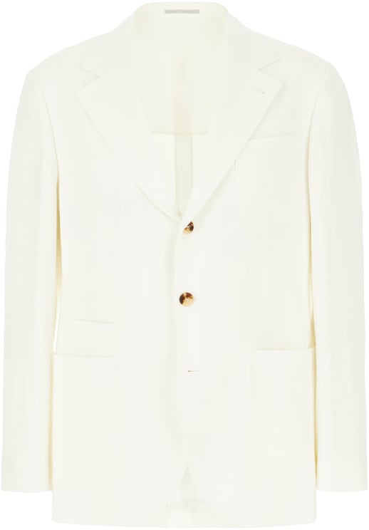 Brunello Cucinelli Brunello Cucinelli Ivory linen blazer