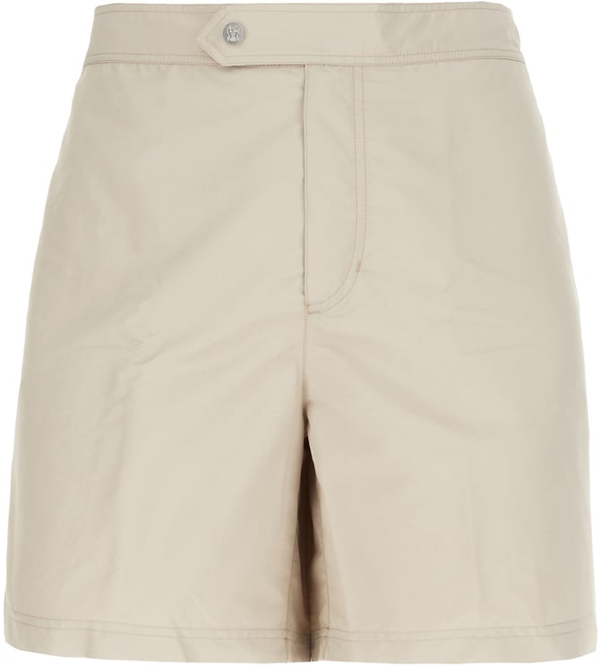 Brunello Cucinelli Brunello Cucinelli Cappuccino polyester swimming shorts