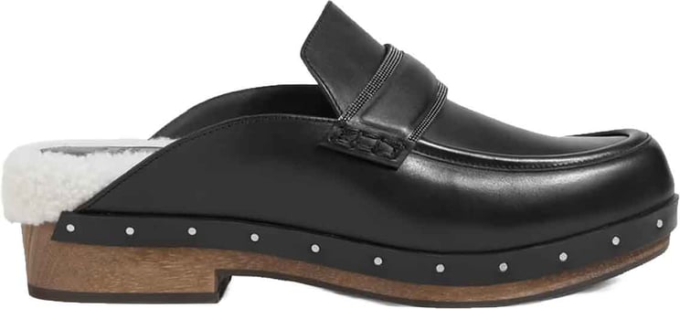 Brunello Cucinelli Brunello Cucinelli Leather Clogs Mules