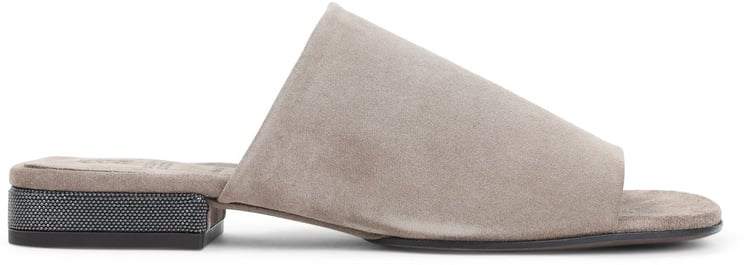 Brunello Cucinelli Brunello Cucinelli Suede Flat Sandals