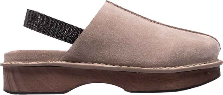 Brunello Cucinelli Brunello Cucinelli Suede Clogs Mules