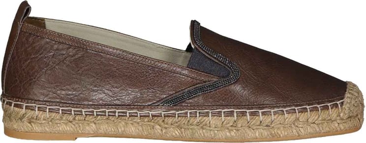 Brunello Cucinelli Brunello Cucinelli Leather Espadrilles