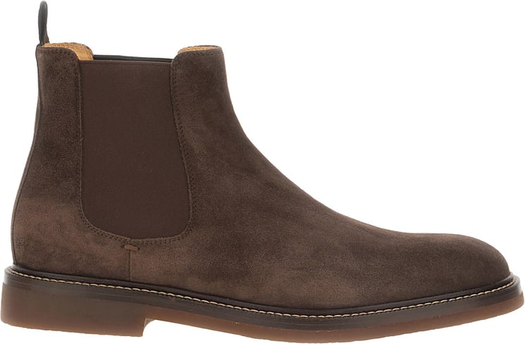 Brunello Cucinelli Brunello Cucinelli Brown suede ankle boots