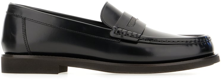 Brunello Cucinelli Brunello Cucinelli Black leather loafers