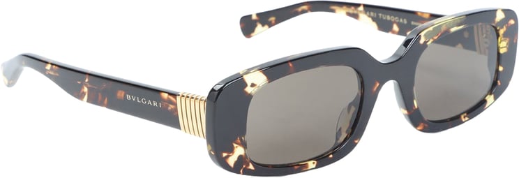 Bulgari Bulgari Eyewear Tubogas Spotted Havana Sunglasses