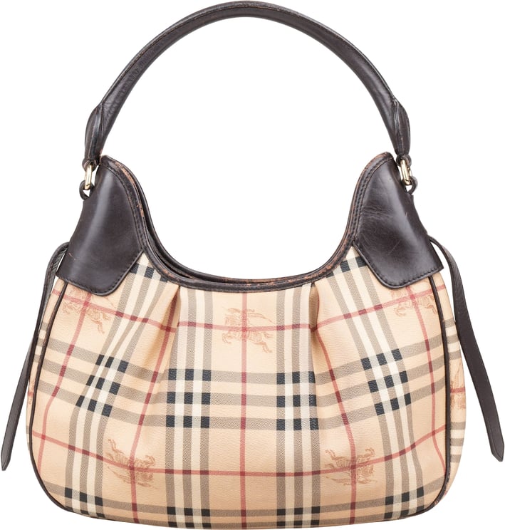 Burberry Burberry Haymarket Check Brooklyn Hobo Shoulder Bag