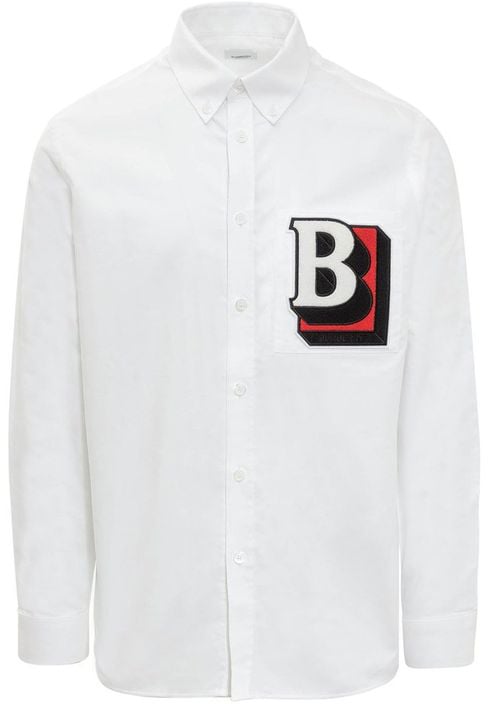 Burberry Burberry White Cotton Dress Shirt