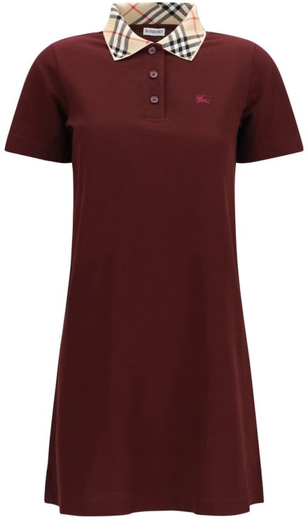 Burberry Burberry Bordeaux Cotton Casual Dress