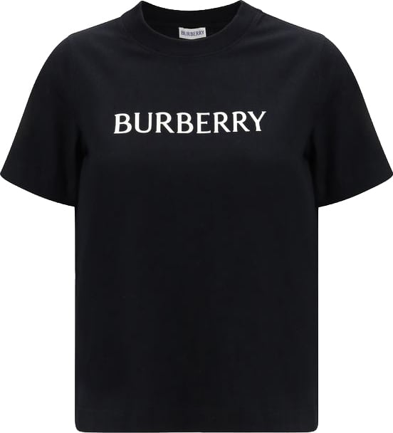 Burberry Burberry Black Cotton T-Shirt