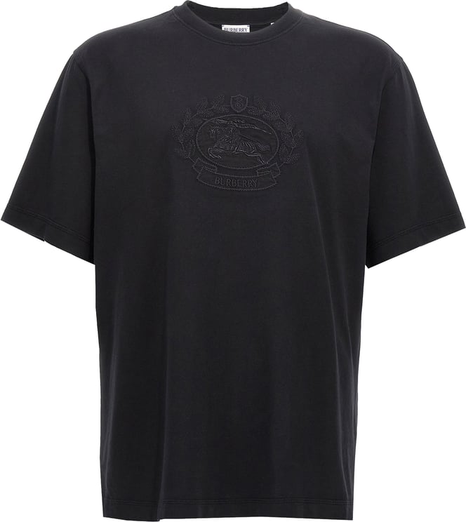 Burberry Burberry Black Cotton T-Shirt