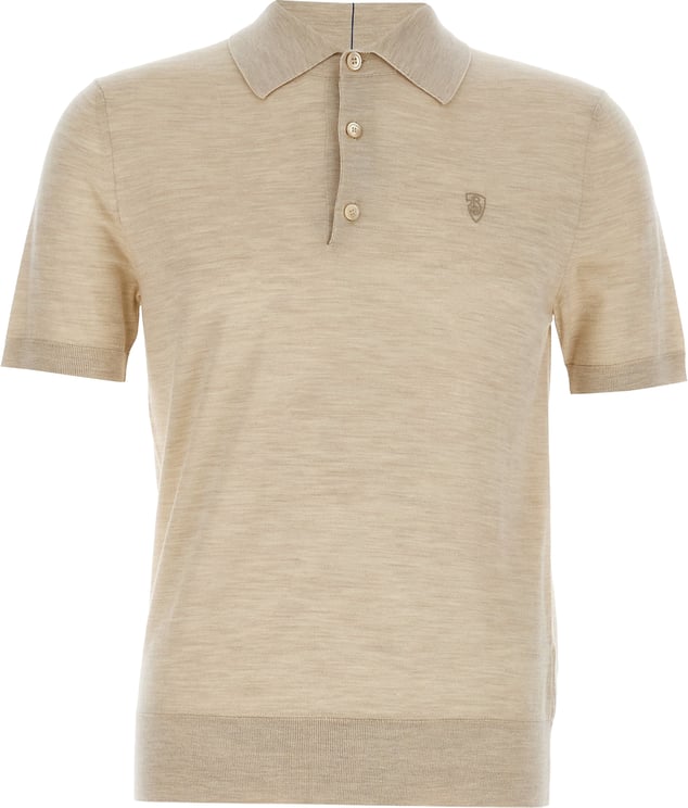 Burberry Burberry Beige Wool Polo Shirt