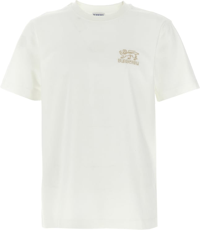 Burberry Burberry White Cotton T-Shirt