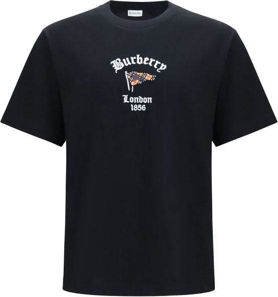 Burberry Burberry Black Cotton T-Shirt
