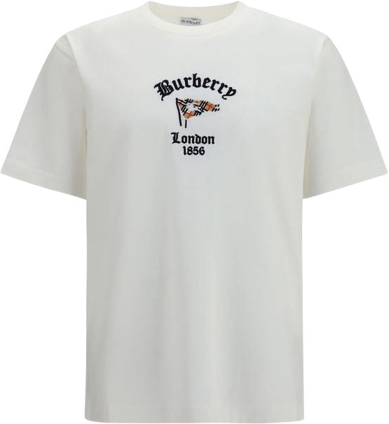 Burberry Burberry White Cotton T-Shirt