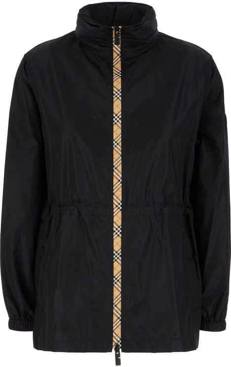 Burberry Burberry Black nylon windbreaker