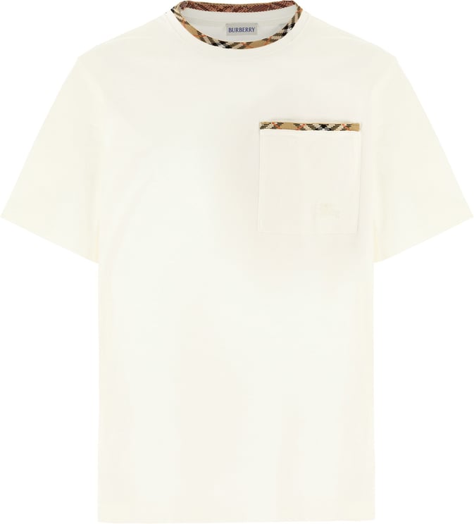 Burberry Burberry Ivory cotton t-shirt