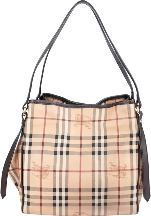 Burberry Burberry Haymarket Check Tote Shoulder Bag