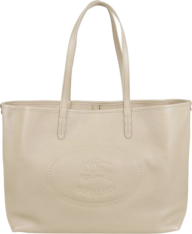 Burberry Pebble Calf Leather Shopping Bag