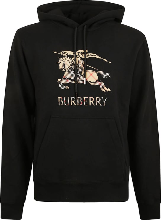 Burberry Equestrian Knight Print Cotton Sweatshirt
